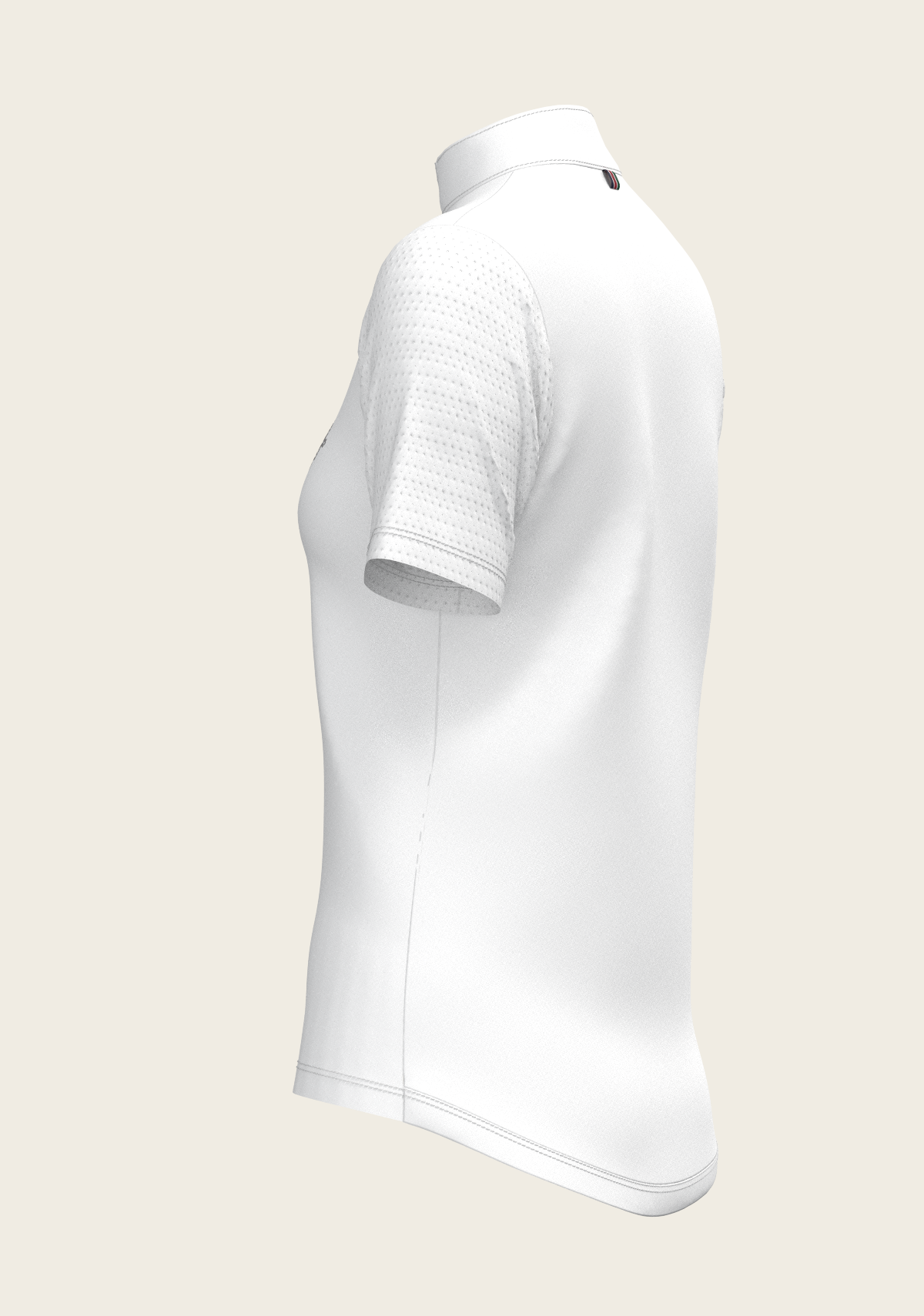 White with Forest on Navy Inner Details Short Sleeve Show Shirt