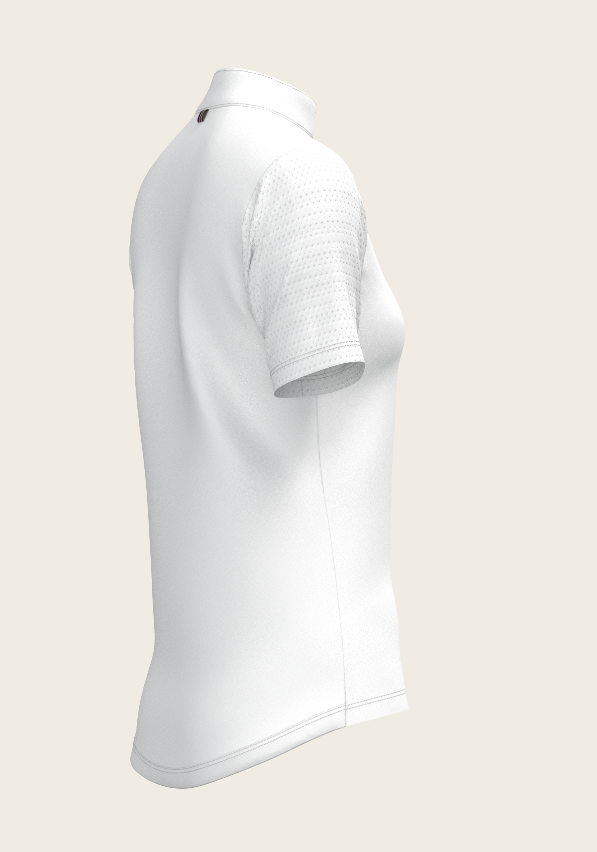 White with Forest on Navy Inner Details Short Sleeve Show Shirt