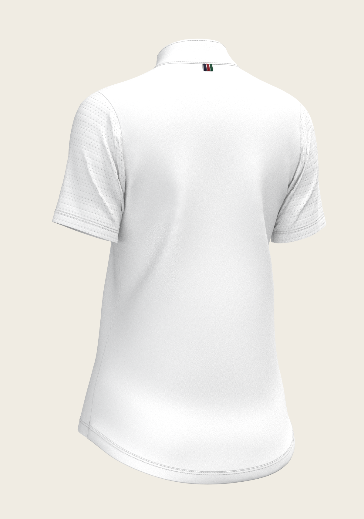White with Forest on Navy Inner Details Short Sleeve Show Shirt
