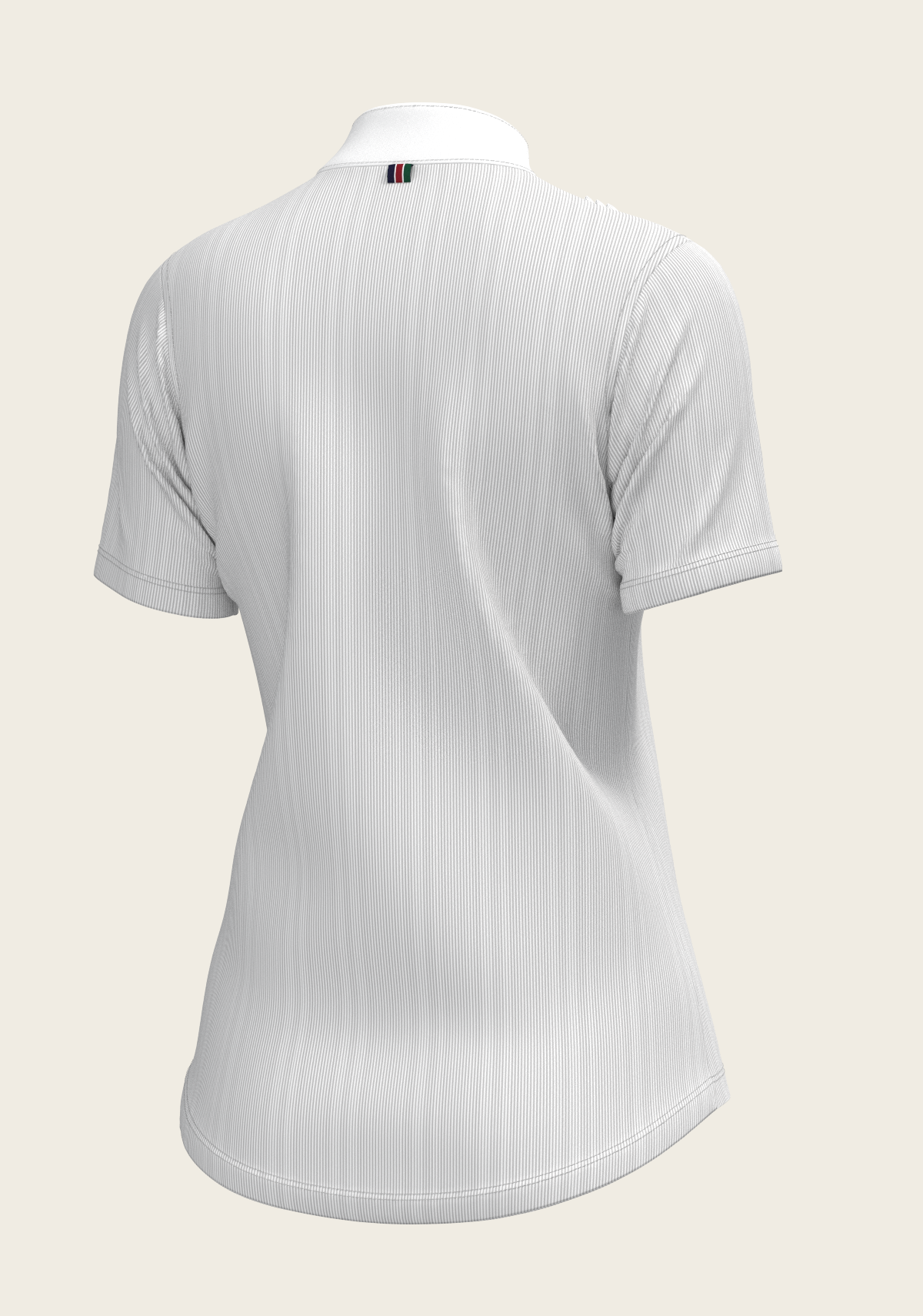 Stripes in Grey Short Pleated Short Sleeve Show Shirt