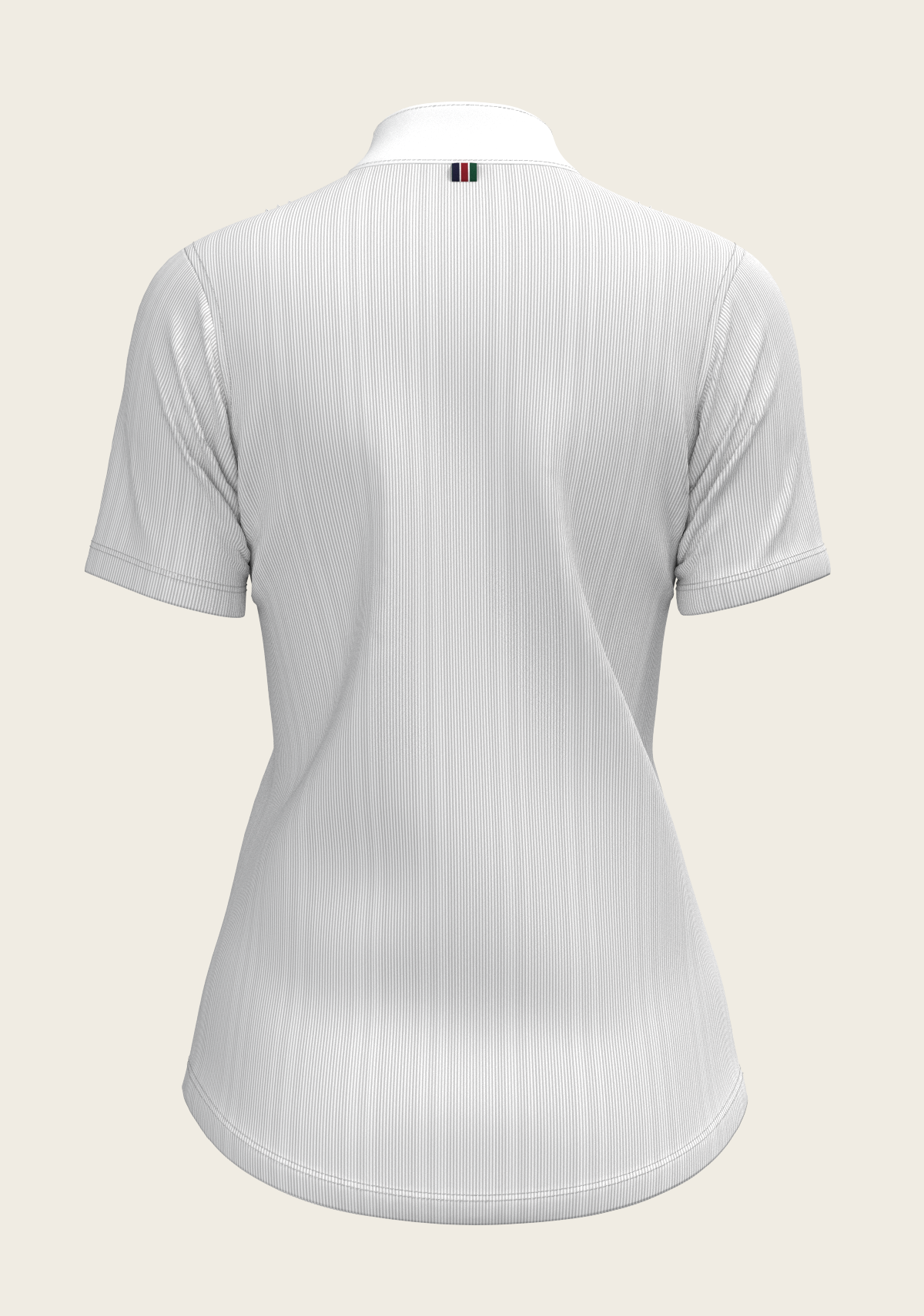 Stripes in Grey Short Pleated Short Sleeve Show Shirt