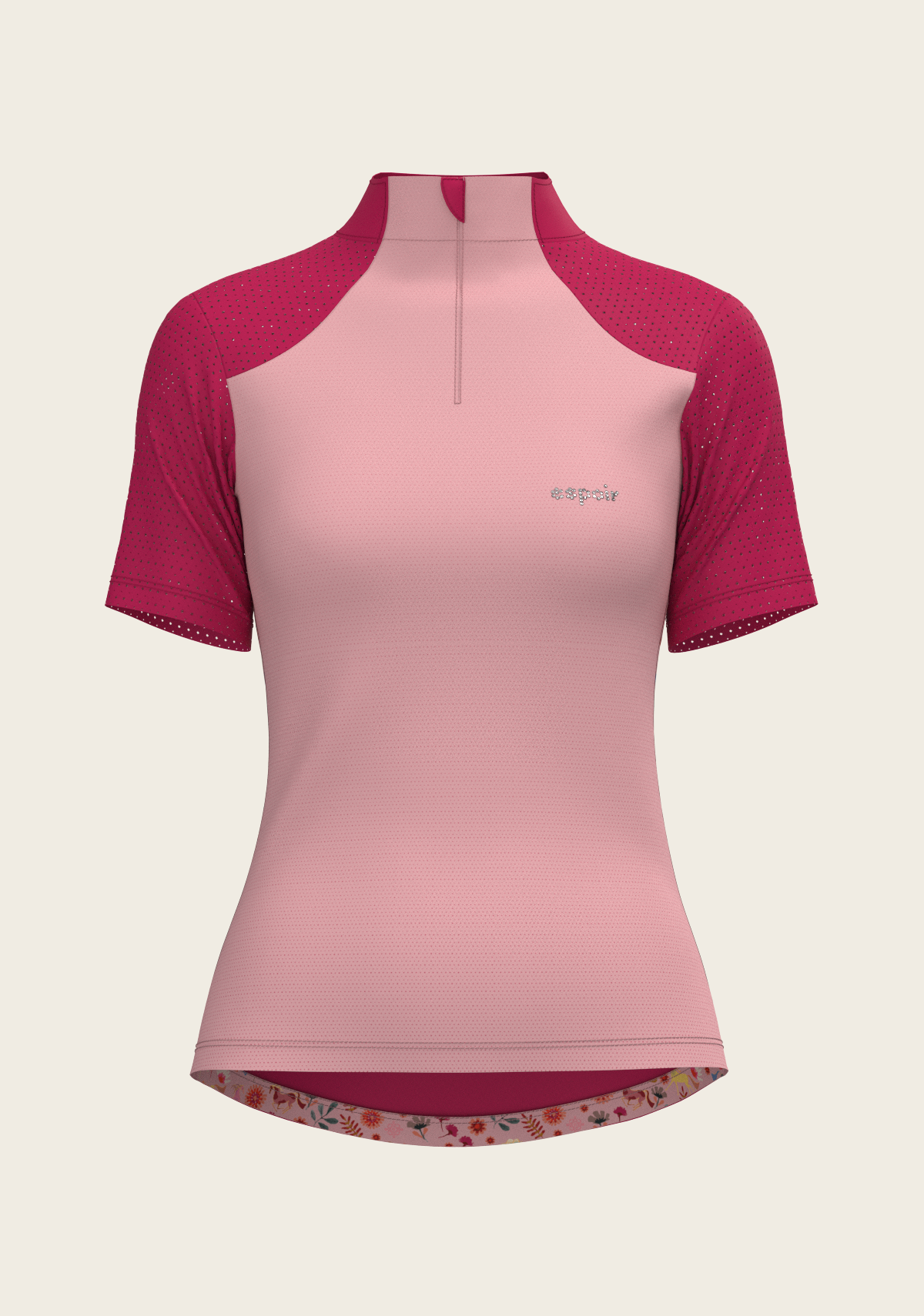 Bouquet on Rose Short Sleeve Sport Sun Shirt