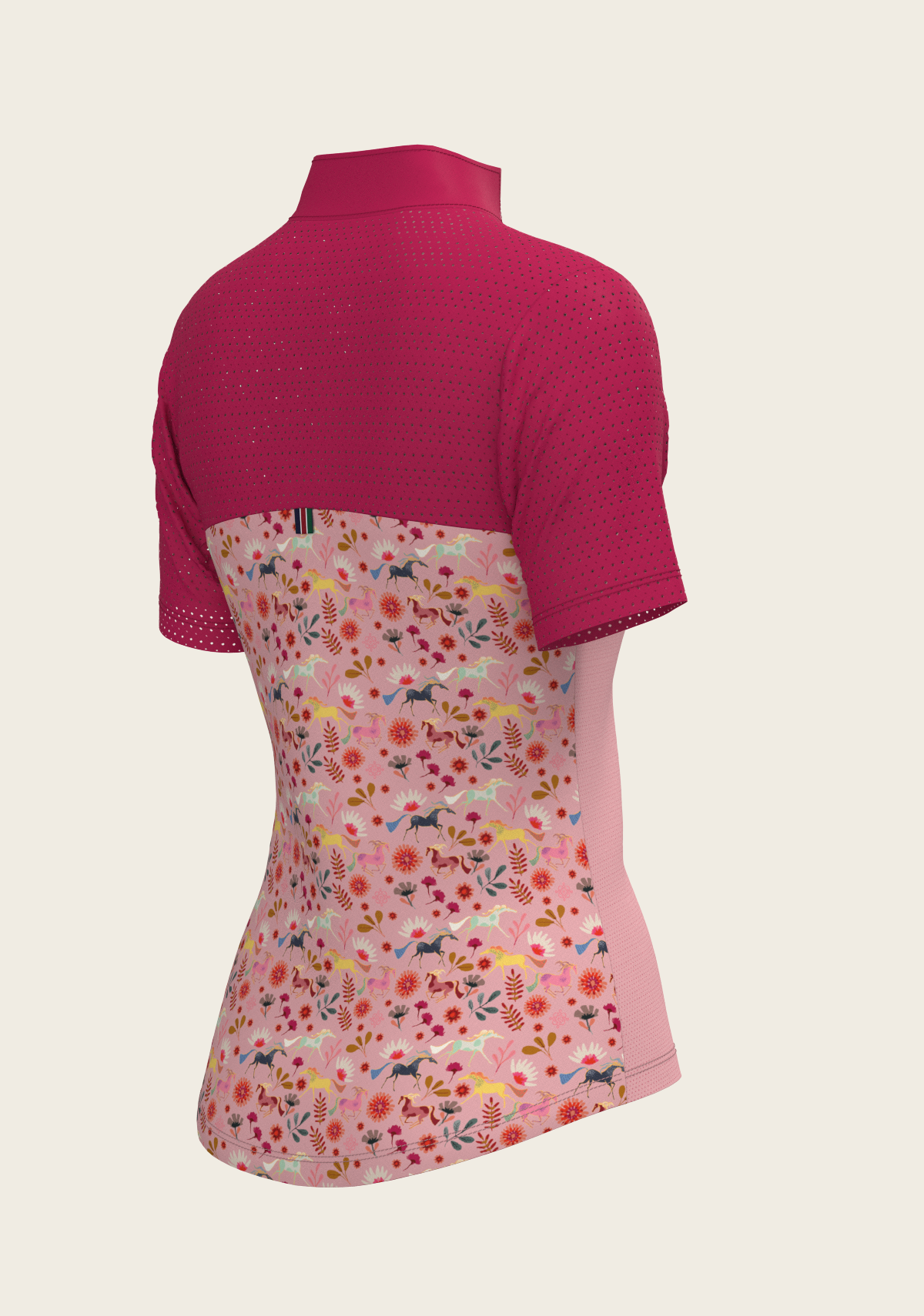 Bouquet on Rose Short Sleeve Sport Sun Shirt