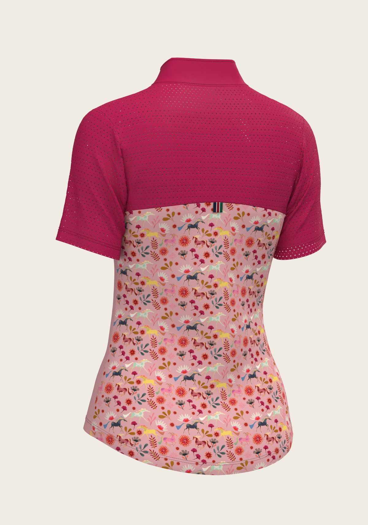Bouquet on Rose Short Sleeve Sport Sun Shirt