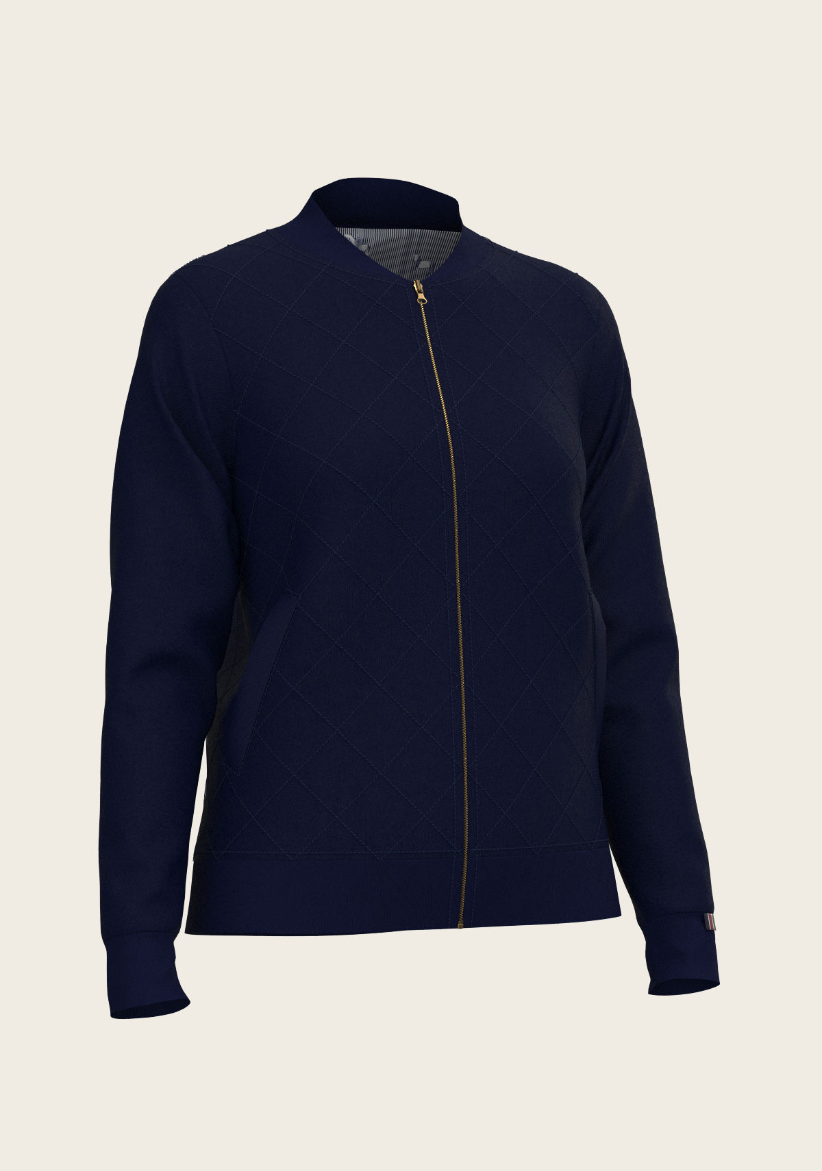 Navy Stripes Reversible Jacket