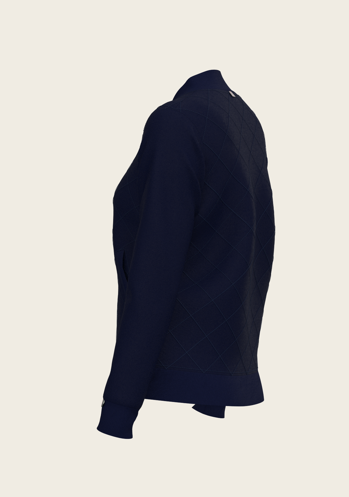 Navy Stripes Reversible Jacket