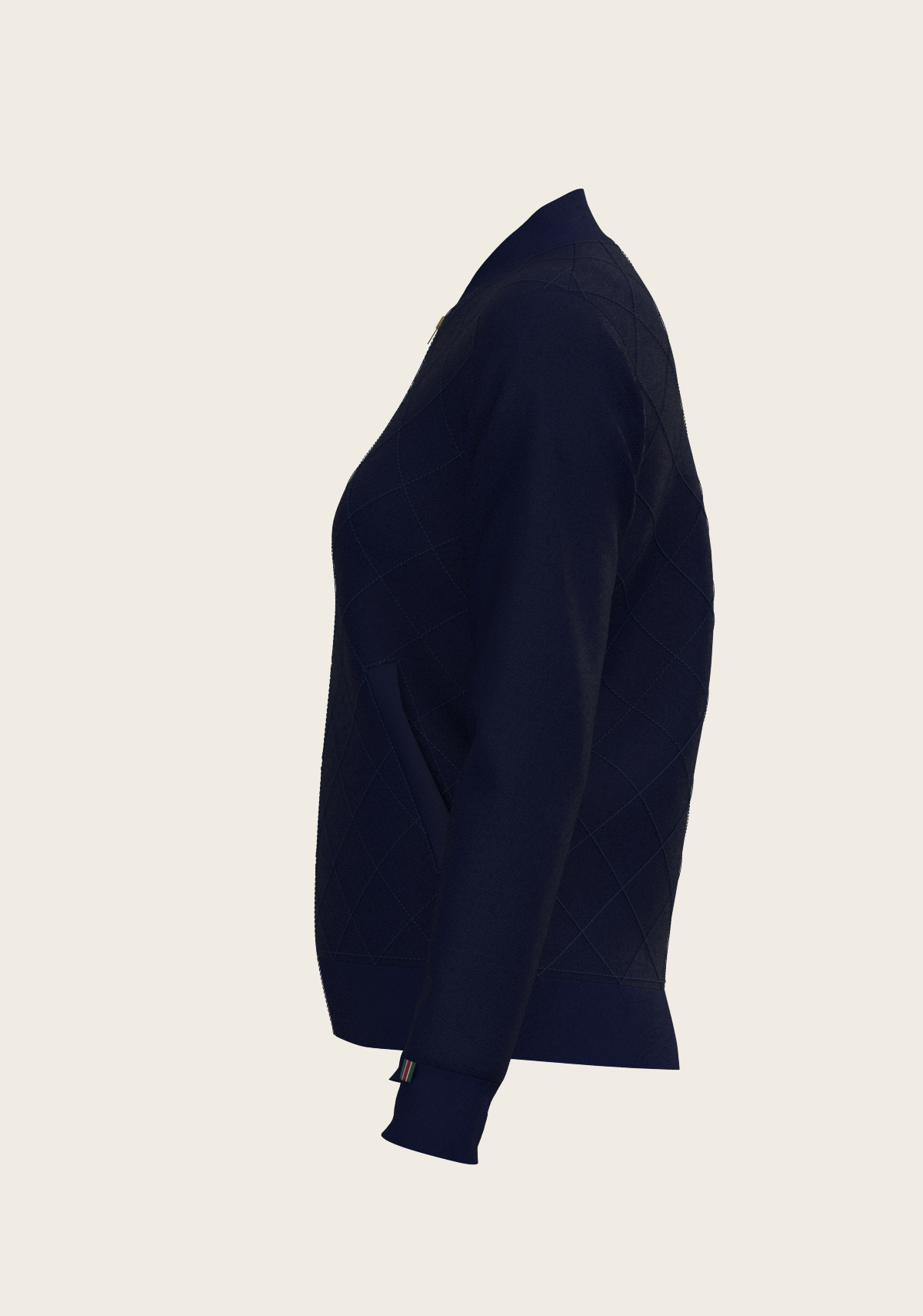 Navy Stripes Reversible Jacket