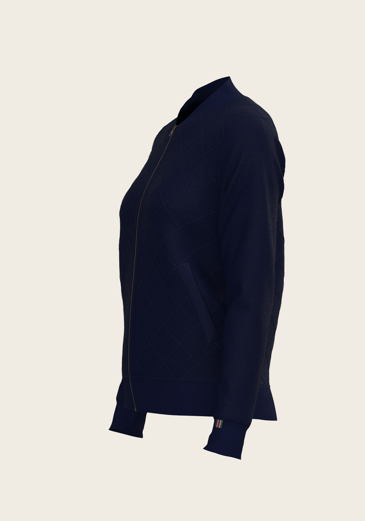 Navy Stripes Reversible Jacket