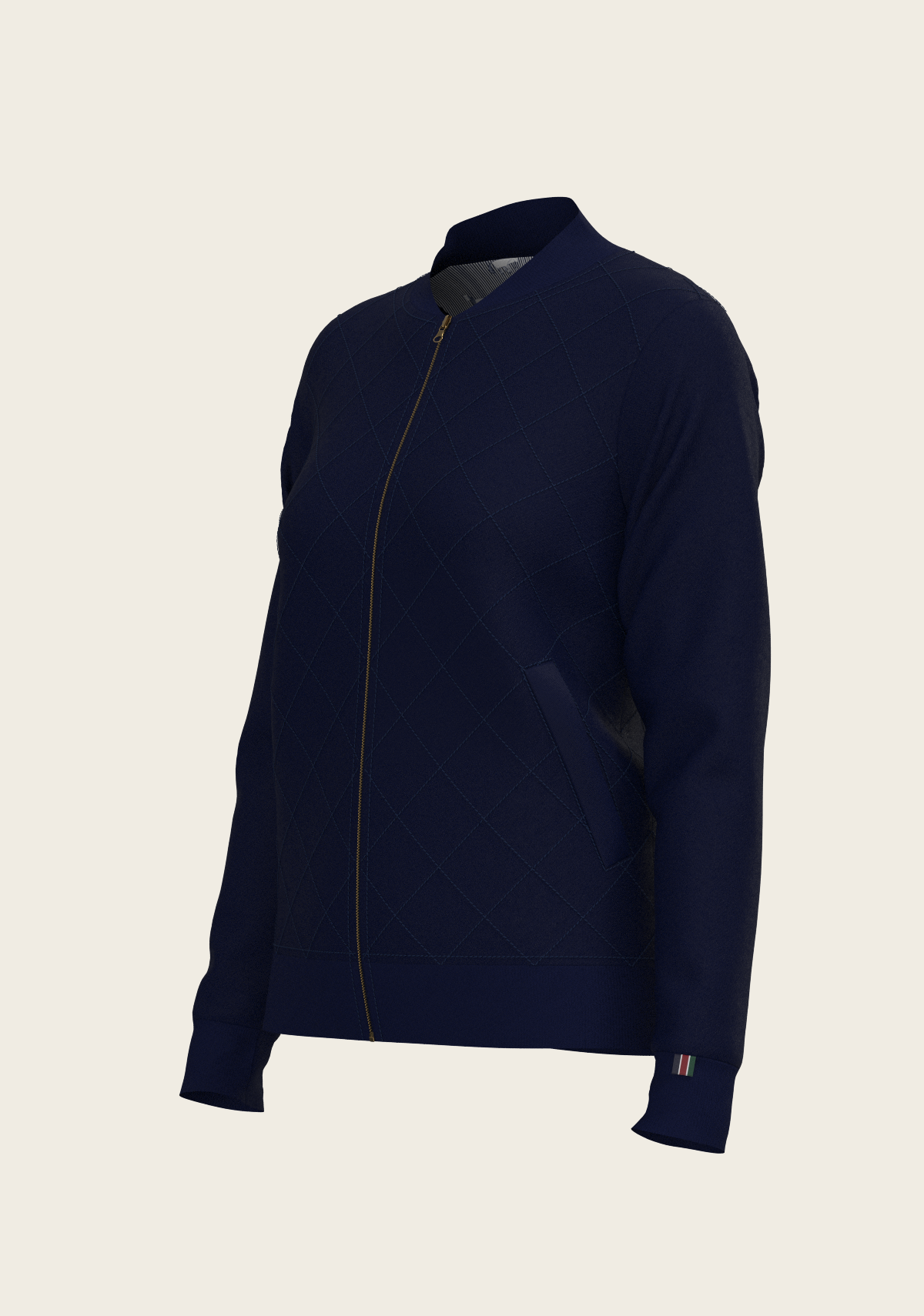 Navy Stripes Reversible Jacket