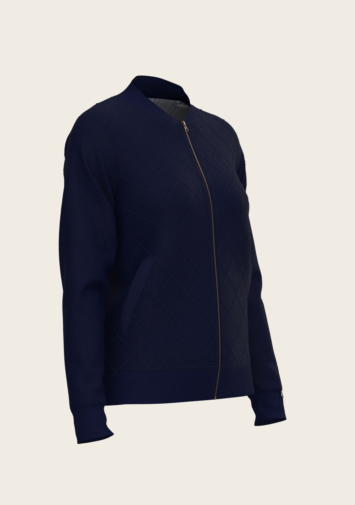 Navy Stripes Reversible Jacket