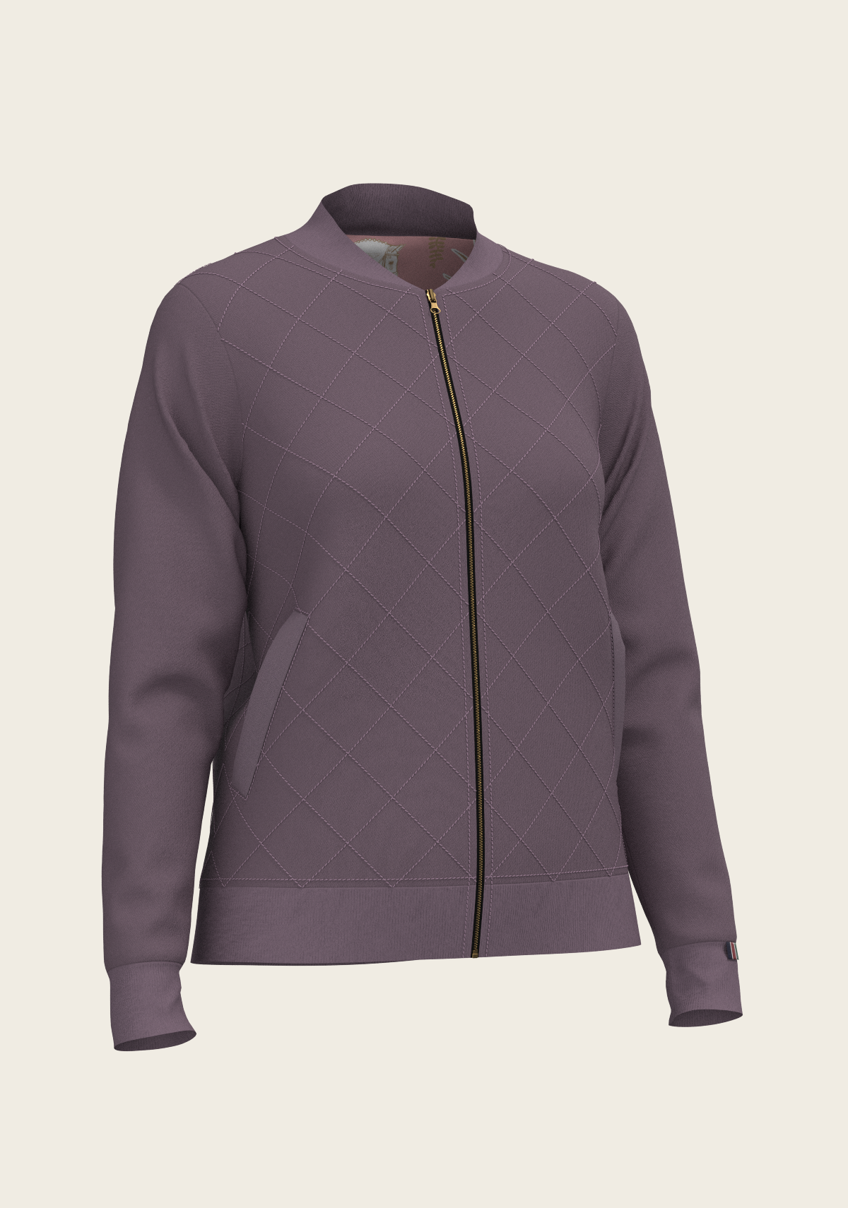 Poppy Seed Island Horses Reversible Jacket