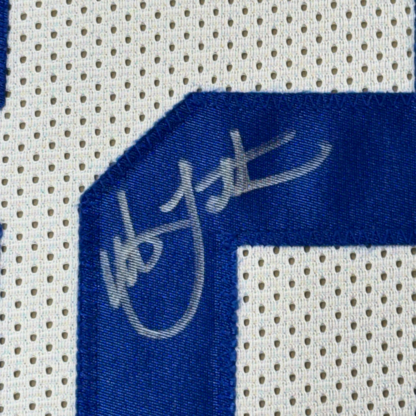 Framed Autographed/Signed Christian Laettner 35x39 Duke White College Basketball Jersey PSA/DNA COA