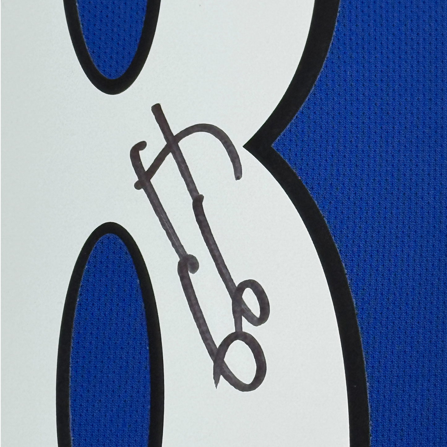 Framed Autographed/Signed Frank Lampard 35x39 Chelsea FC Blue Soccer Futbol Jersey Beckett BAS COA