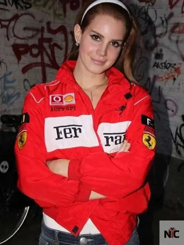 Lana Del Rey Ferrari Bomber Jacket