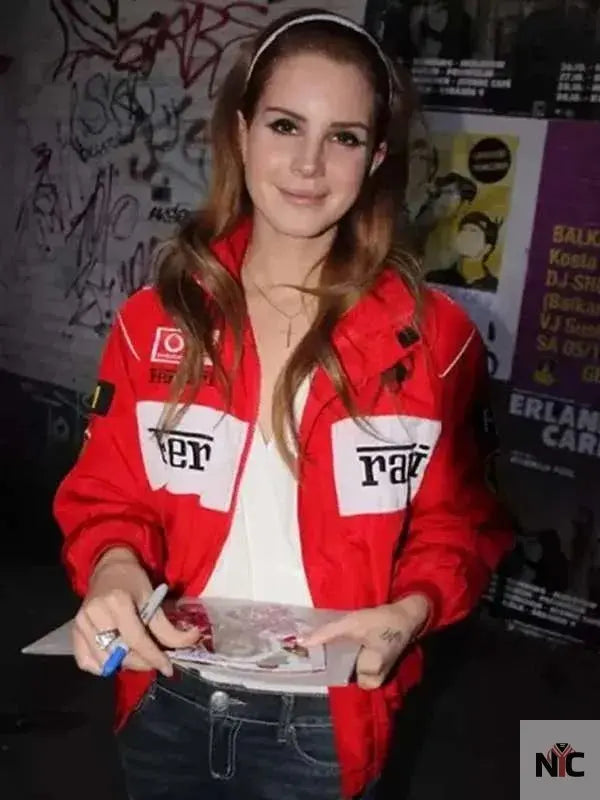Lana Del Rey Ferrari Bomber Jacket