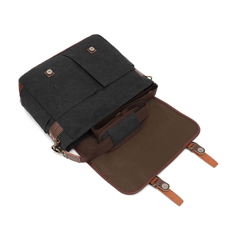 Large Canvas Vintage Messenger Bag