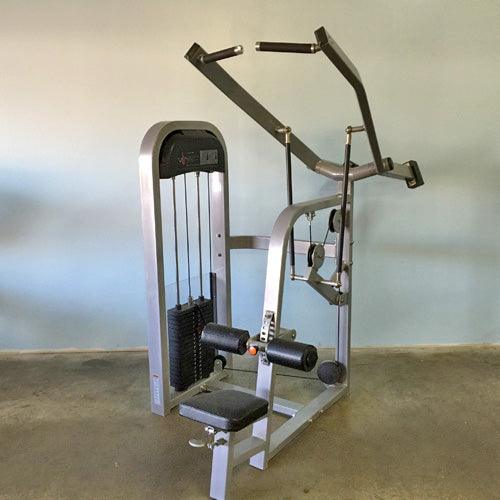 Classic Lat Pulldown - Muscle D Fitness - Adjustable Seated - Pin Selectorized