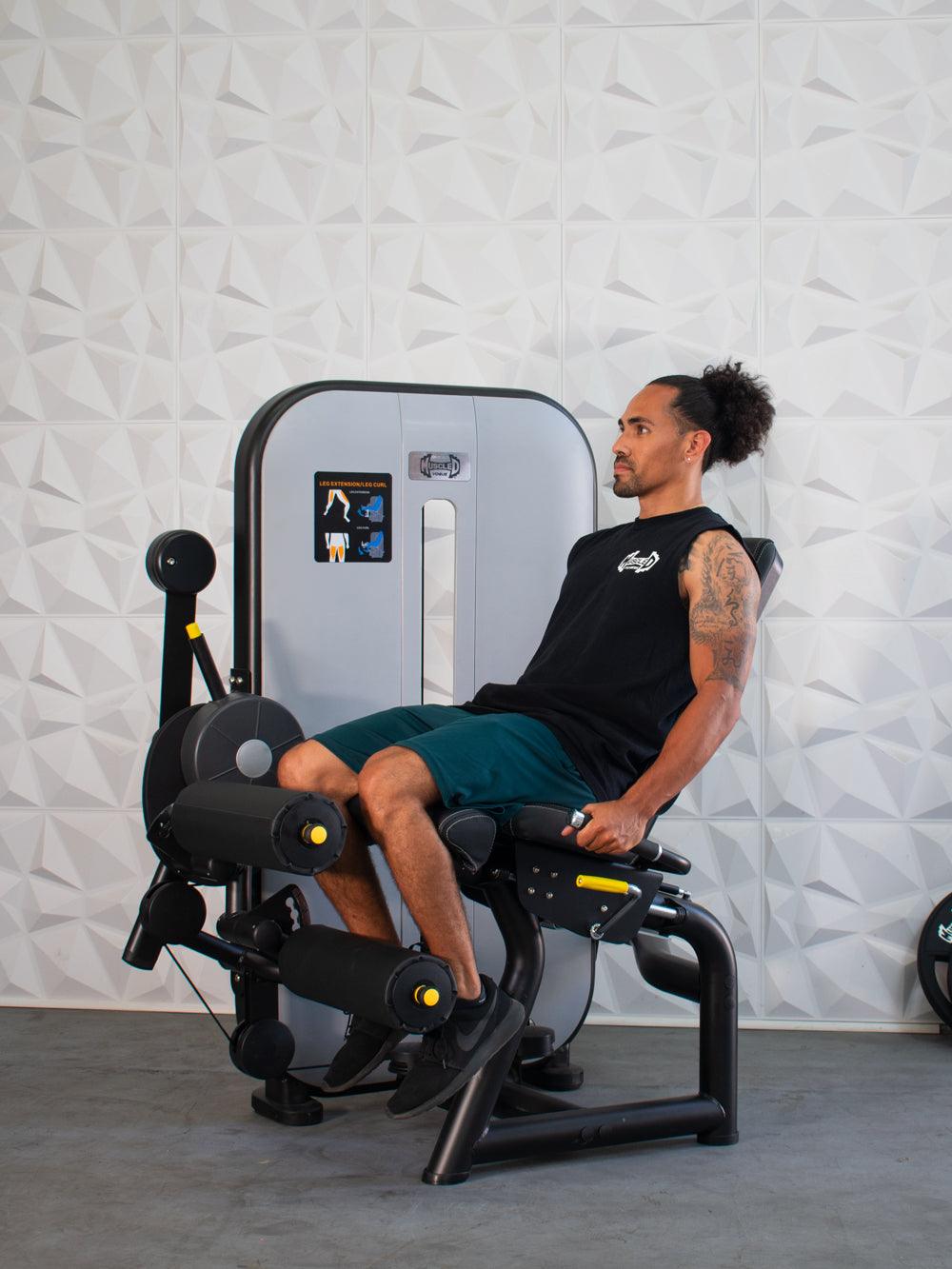 Vogue Selectorized Leg Extension/Seated Leg Curl by Muscle D Fitness