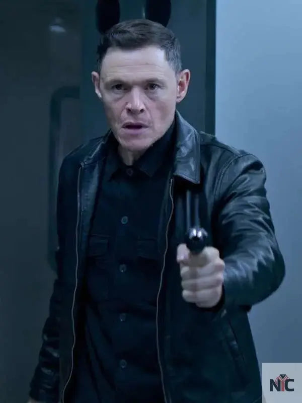Lift 2024 Burn Gorman Black Leather Jacket