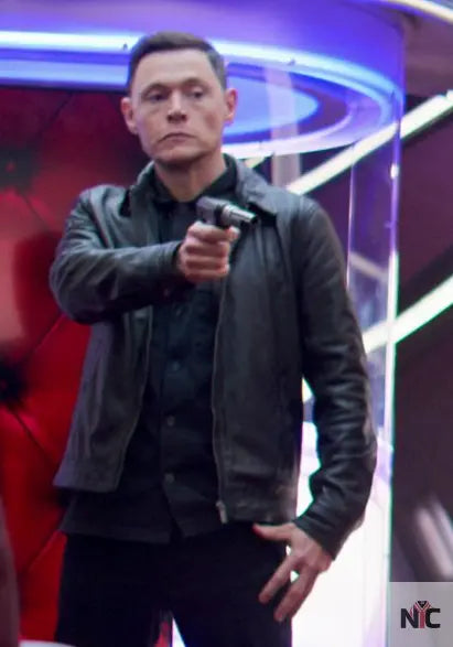 Lift 2024 Burn Gorman Black Leather Jacket