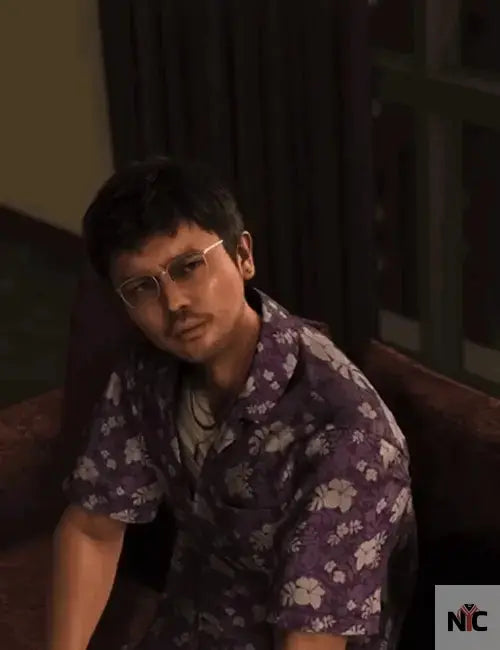 Like A Dragon Infinite Wealth Eric Tomizawa Purple Shirt