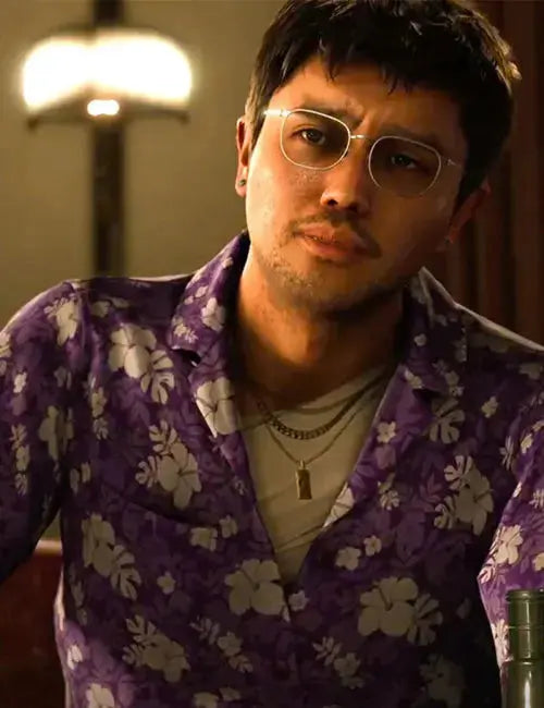 Like A Dragon Infinite Wealth Eric Tomizawa Purple Shirt
