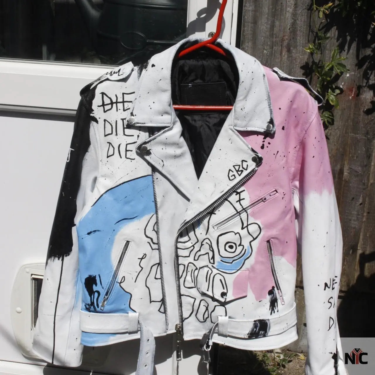 Lil Peep Never Say Die Painted Jacket