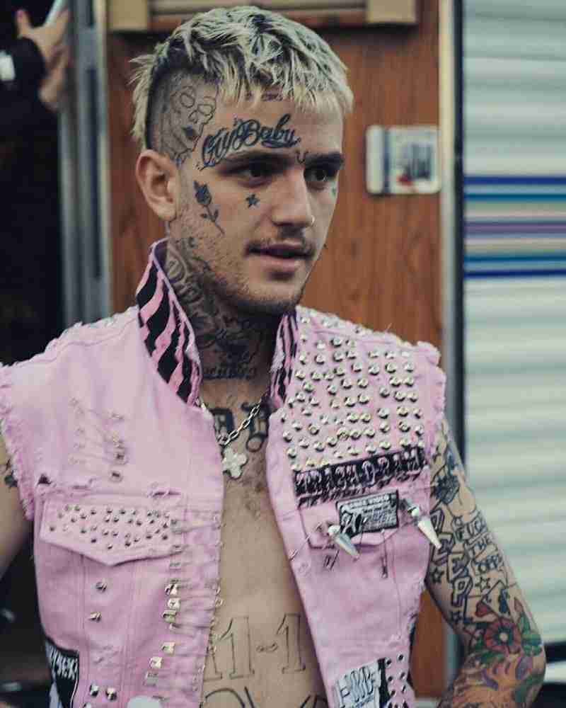 Lil Peep Pink Studded Vest