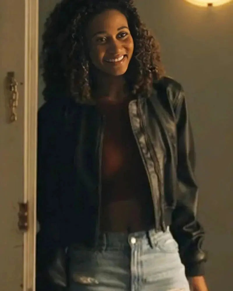Sydney Shandon Sullivan’s Crossing Black Leather Jacket