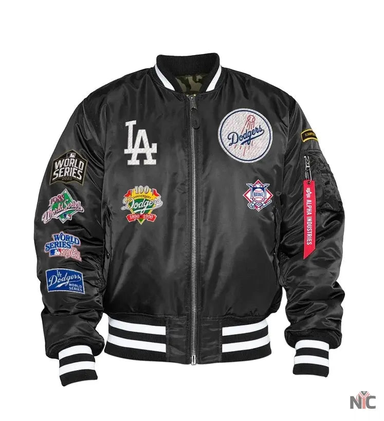 Los Angeles Dodgers Alpha Industries Ma-1 Bomber Jacket