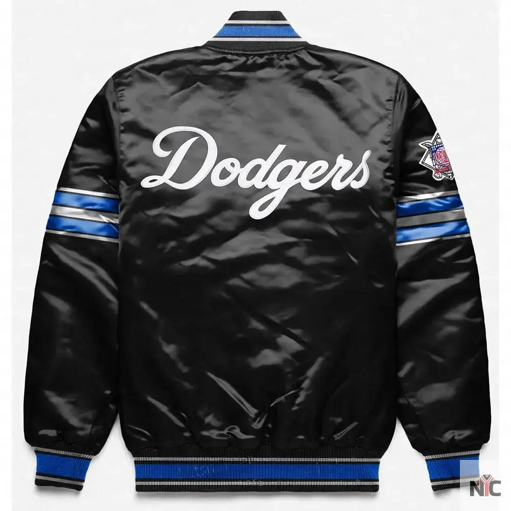 Los Angeles Dodgers Full-Snap Satin Jacket