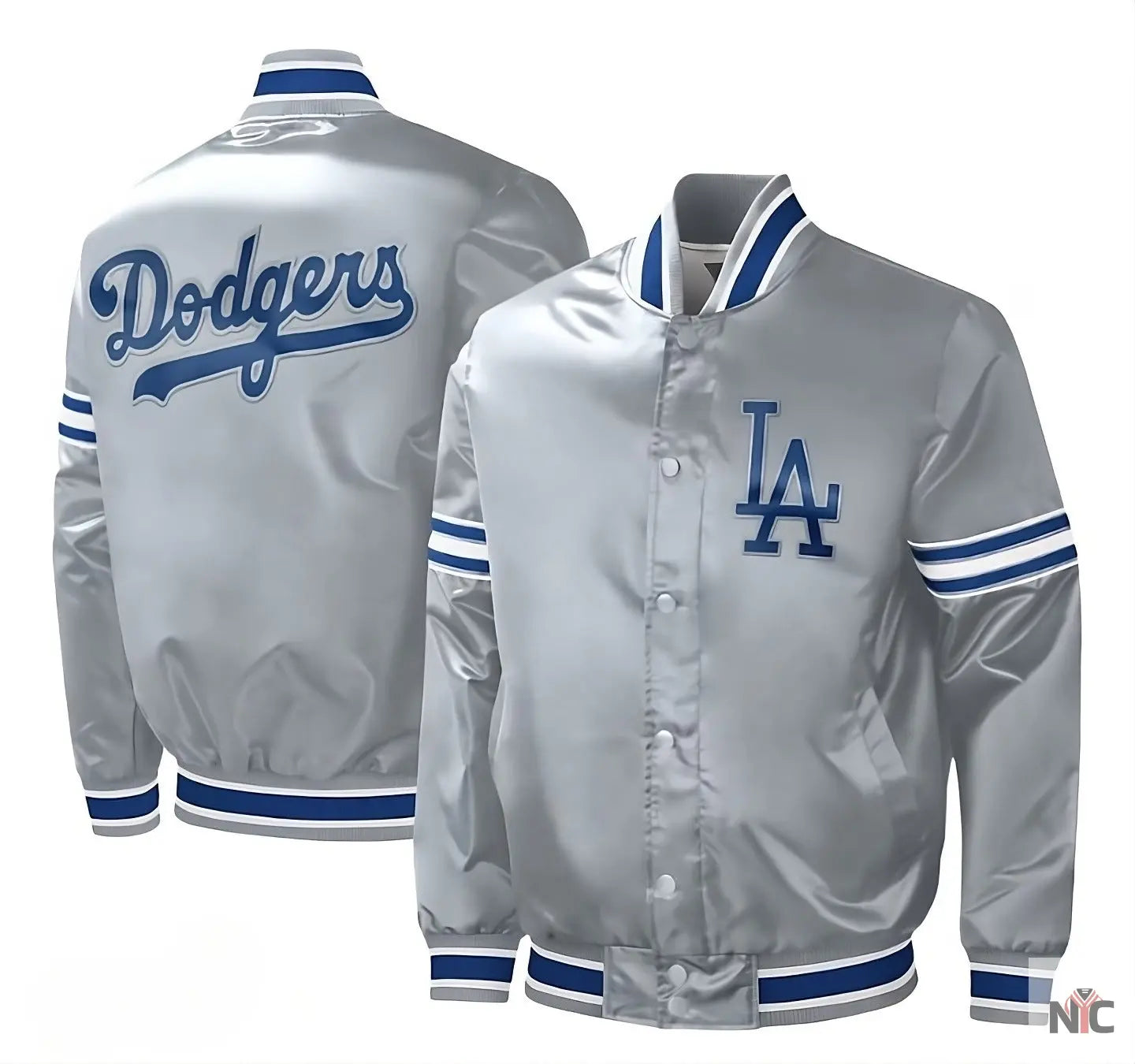 Los Angeles Dodgers Slider Gray Varsity Jacket