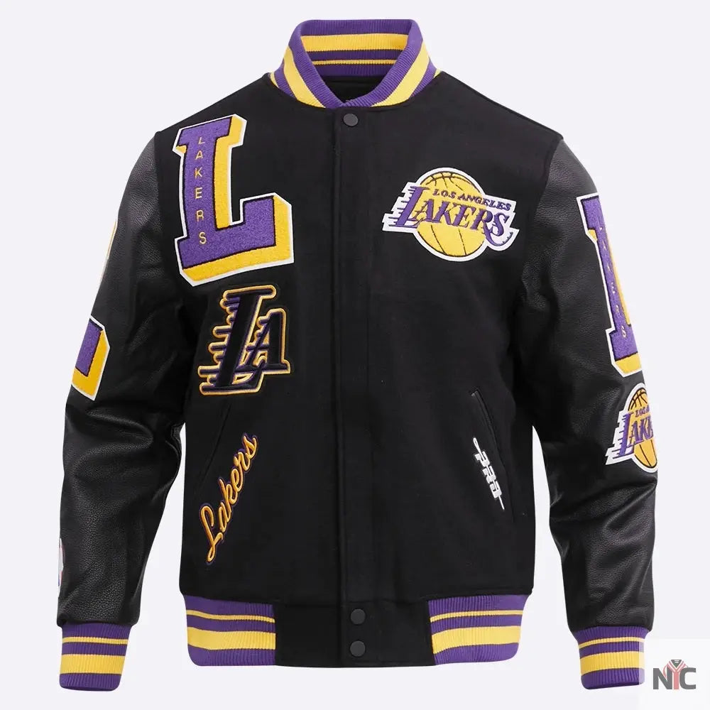 Los Angeles Lakers Mashup Varsity Jacket