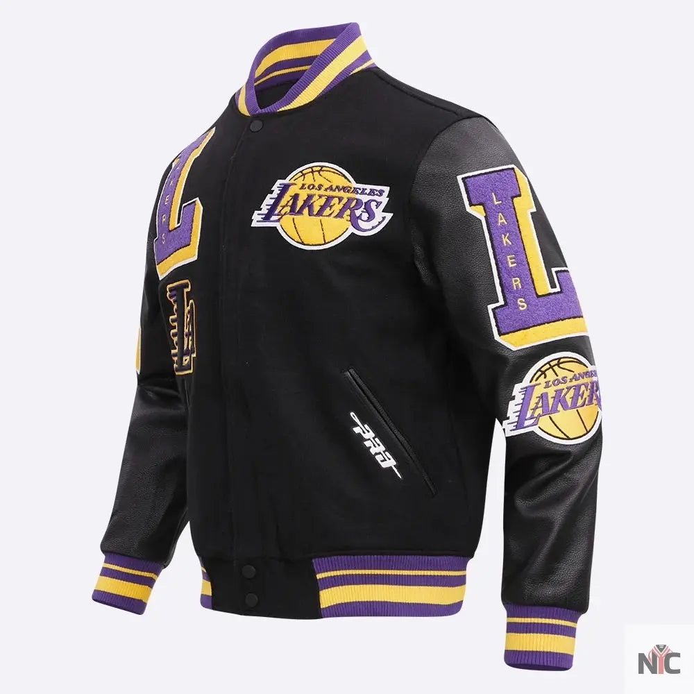 Los Angeles Lakers Mashup Varsity Jacket