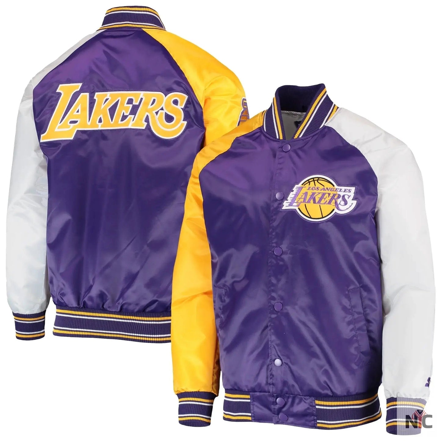 Los Angeles Lakers Reliever Multi Color Varsity Jacket