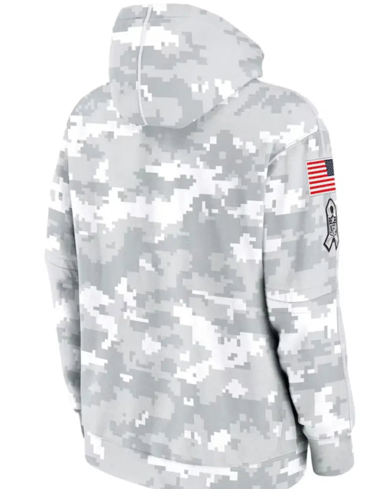 Los Angeles Rams Salute To Service Camo 2024 Hoodie