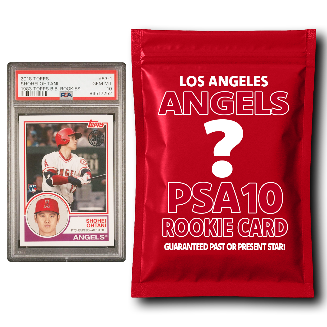 Los Angeles Angels PSA 10 Graded Rookie Card Mystery Pack