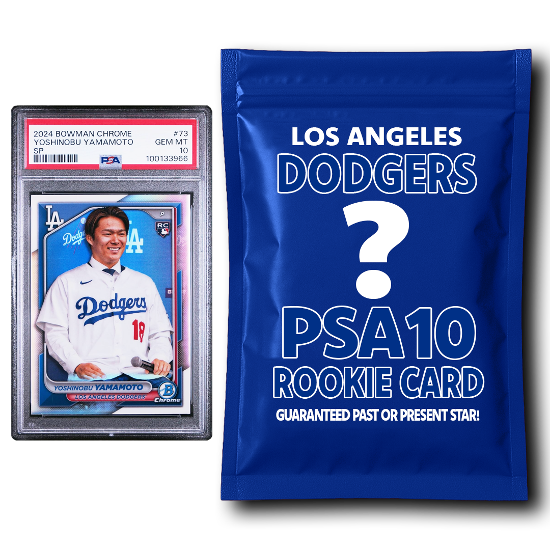 Los Angeles Dodgers PSA 10 Graded Rookie Card Mystery Pack