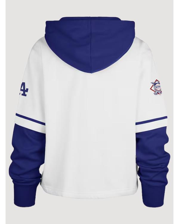 Los Angeles Dodgers ’47 White Trifecta Hoodie