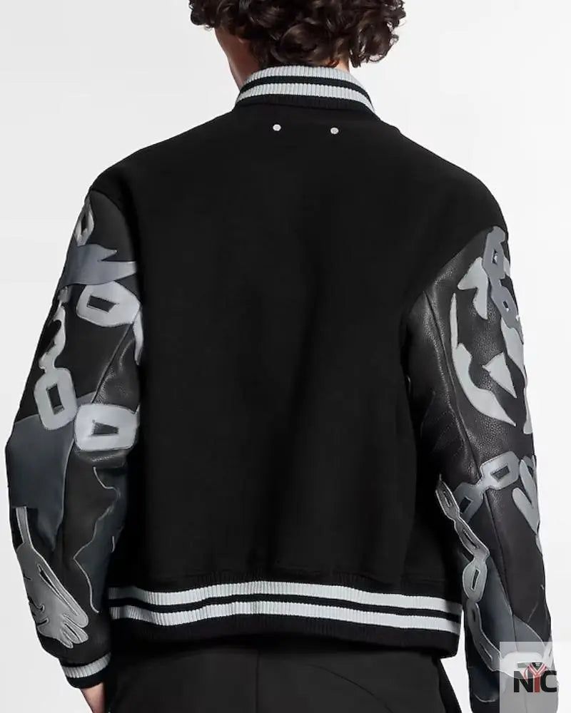 Louis Vuitton Chains Camo Varsity Jacket