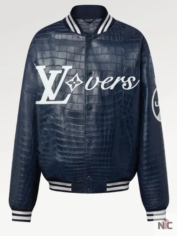 Louis Vuitton Vers 2024 Blue Varsity Jacket