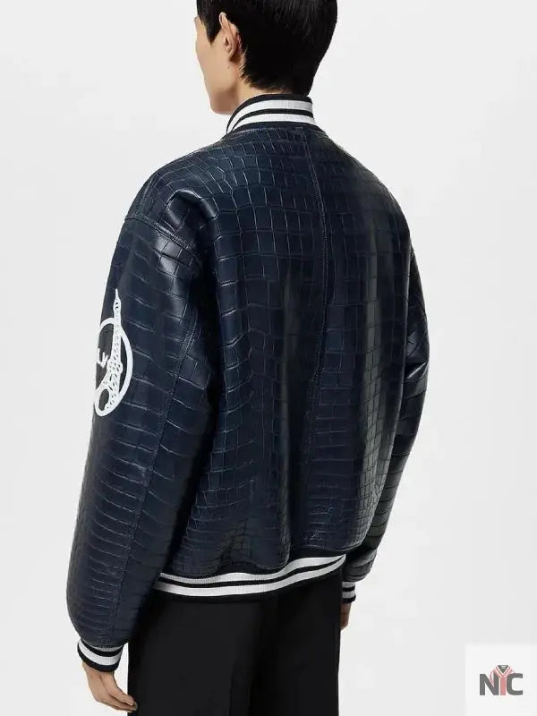 Louis Vuitton Vers 2024 Blue Varsity Jacket