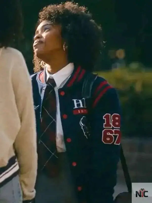 Lovie Simone Forever S01 Blue Varsity Jacket