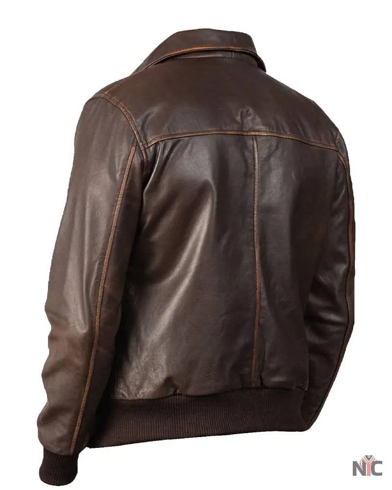 Luis Bomber Leather Jacket