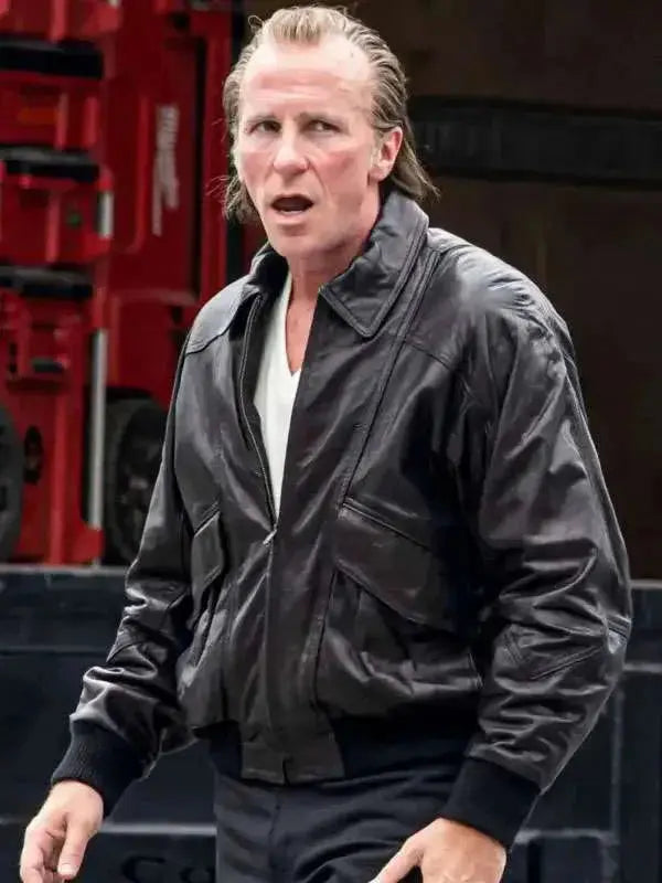 Christian Bale Madden Black Leather Jacket