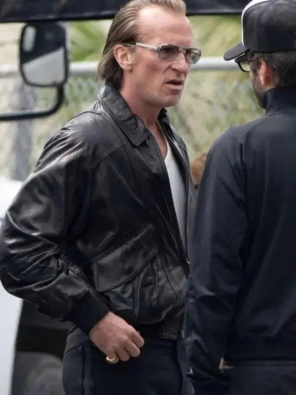 Christian Bale Madden Black Leather Jacket