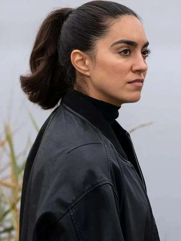 Lynley S01 Barbara Havers Black Leather Jacket