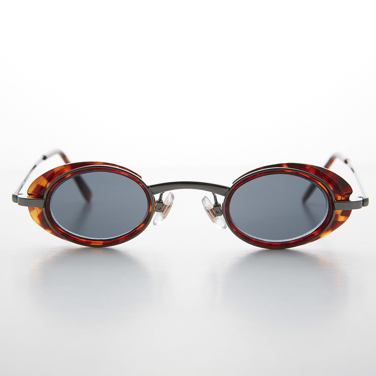 Small Oval Steampunk Spectacle Sunglass - Marty
