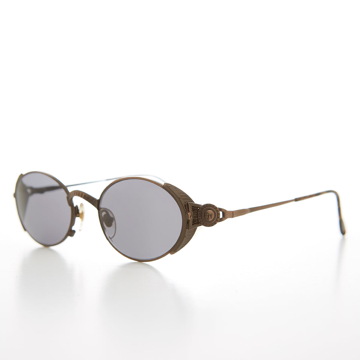 90s Intricate Metal Oval Sunglass - Medici