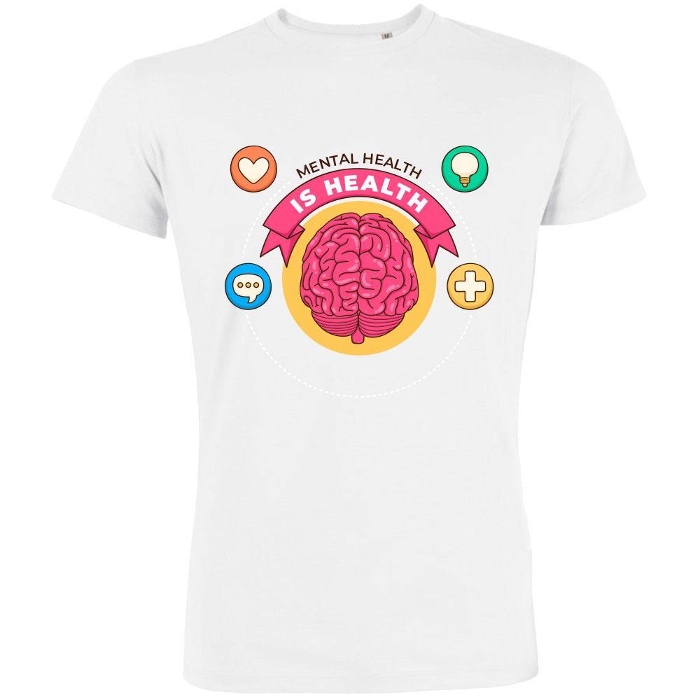 Mental Health Is Health Men's Organic Tee